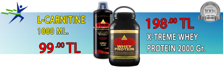 Inkospor L-Carnitine ve X-Treme Whey Protein